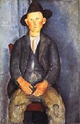 Amedeo Modigliani The Little Peasant oil on canvas